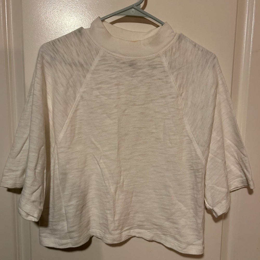 Crop White - Oversized Top